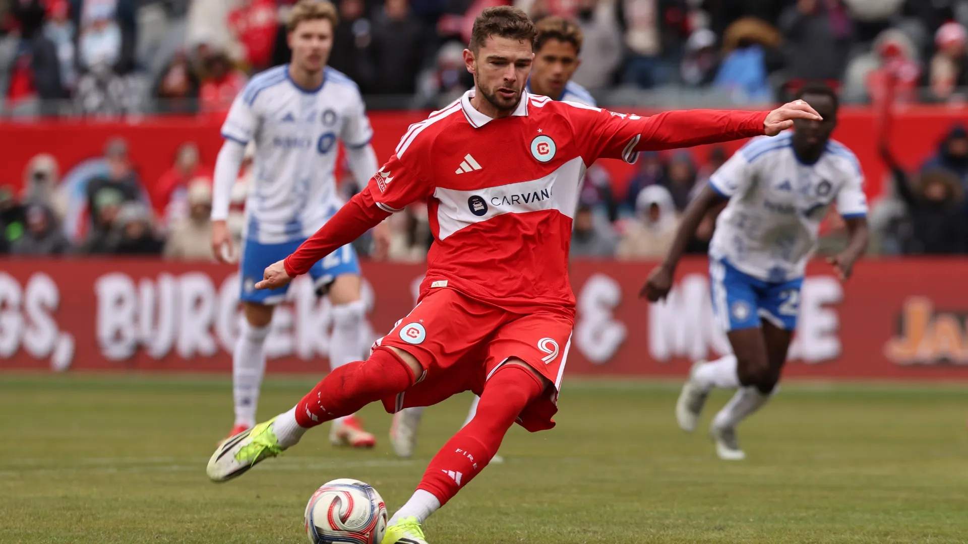 Hugo Cuypers nº 9 do Chicago Fire FC.