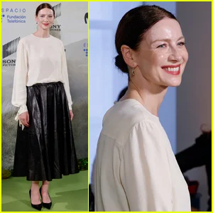 Caitriona Balfe sai em Madrid para promover os episódios finais de 'Outlander'