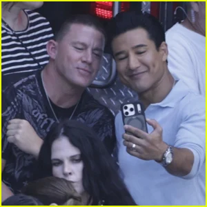 Channing Tatum filma cena sangrenta com Mario Lopez para a 2ª temporada de 'The Studio'