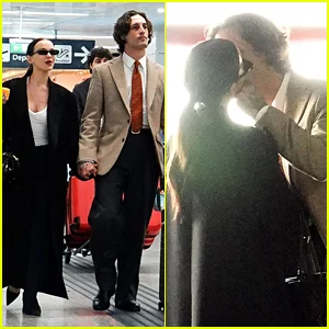 Dove Cameron foi flagrada chegando ao aeroporto de Roma com o noivo Damiano David