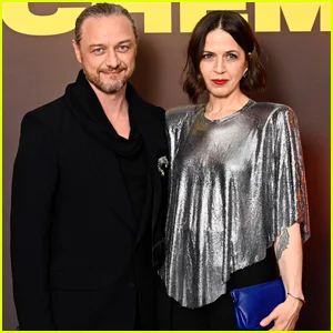 James McAvoy e sua esposa Lisa Liberati participam da exibição em Londres de seu filme de estreia na direção, 'California Schemin'