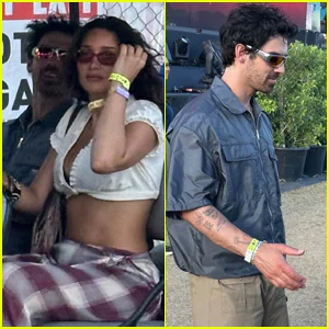 Joe Jonas e sua namorada Tati Gabriela participam do primeiro dia do Coachella 2026!