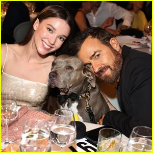 Justin Theroux conta como o amado Pit Bull é perto de seu filho recém-nascido