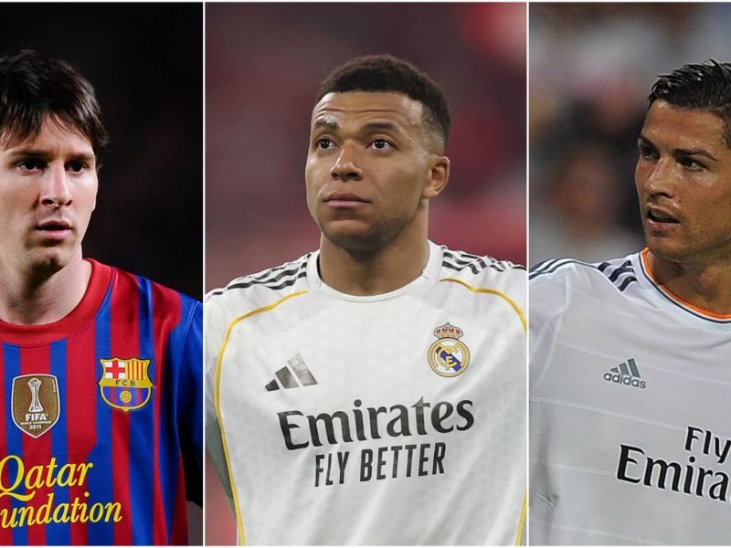 Kylian Mbappe eclipsa Messi, mas fica aquém do recorde de gols de Ronaldo na UCL em uma única temporada