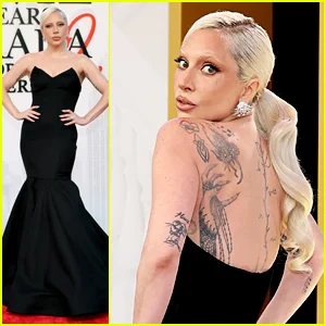Lady Gaga fica simples e elegante em vestido preto na estreia mundial de 'The Devil Wears Prada 2'