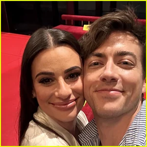 Lea Michele e Kevin McHale de Glee se reúnem nos bastidores da Broadway