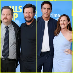 Mark Wahlberg, Paul Walter Hauser, Molly Shannon e mais saem para a estreia de 'Balls Up' em Los Angeles