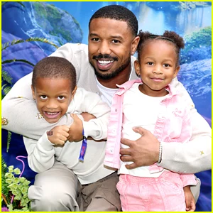 Michael B Jordan compartilha um momento fofo com a sobrinha e o sobrinho na estreia de ‘Swapped’
