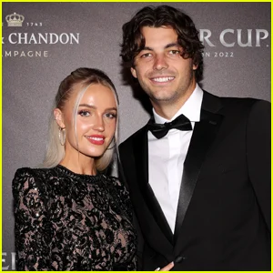 Morgan Riddle, namorada do tenista Taylor Fritz, zomba de rumores divididos