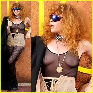 Natasha Lyonne libera o mamilo com top transparente na estreia da 3ª temporada de 'Euphoria'