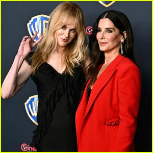 Nicole Kidman e Sandra Bullock usam vermelho e preto para provocar 'Practical Magic 2' no CinemaCon 2026