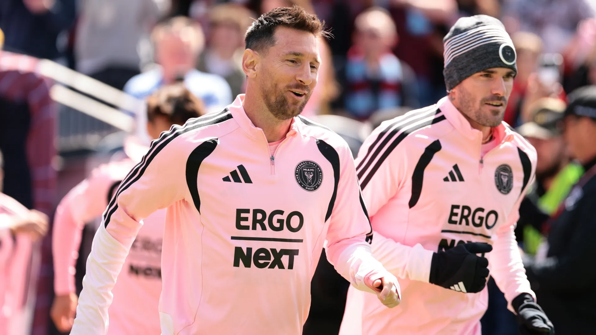 Lionel Messi #10 e Rodrigo De Paul #7 do Inter Miami CF.