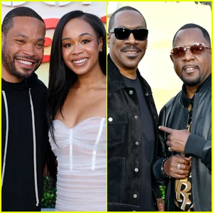 O filho de Eddie Murphy, Eric, e a filha de Martin Lawrence, Jasmin, dão as boas-vindas ao primeiro filho!