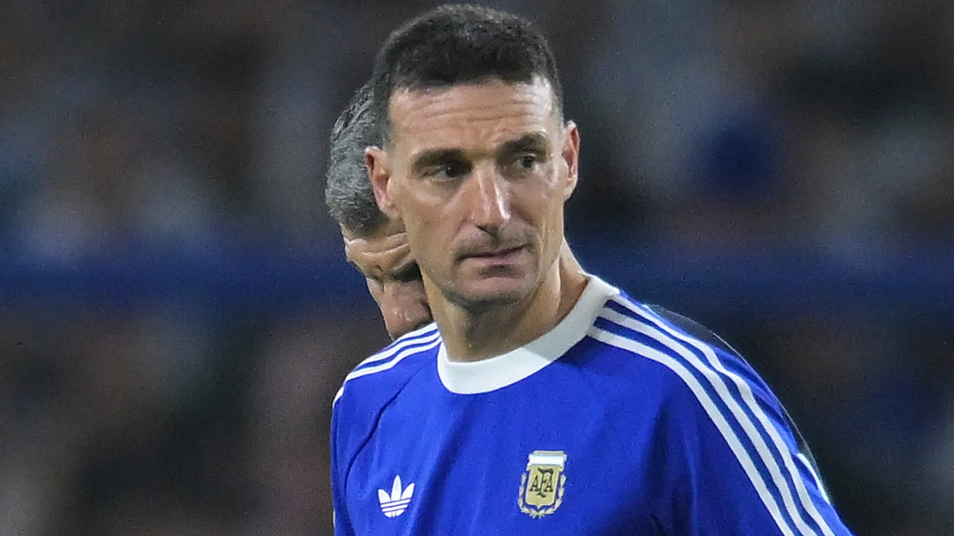 O técnico da Argentina, Lionel Scaloni