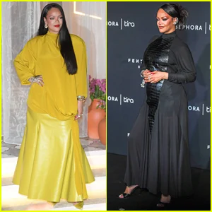Rihanna usa Mugler e Alaïa personalizados no lançamento da Fenty Beauty na Índia