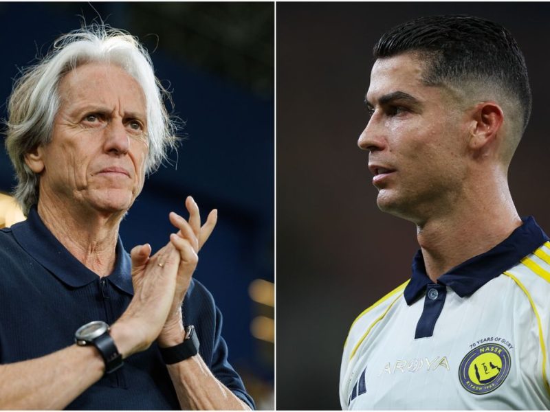 Saída precoce de Cristiano Ronaldo para o balneário no último jogo do Al Nassr devido a ‘dores de barriga’, explica o treinador Jorge Jesus