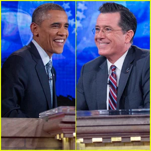 Stephen Colbert anuncia Barack Obama como um dos convidados finais do 'Late Show'