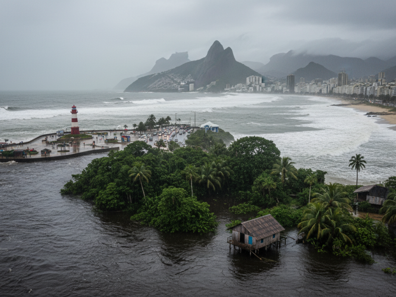 Chuvas atingem Norte, Nordeste e litorais de Sul e Sudeste esta semana