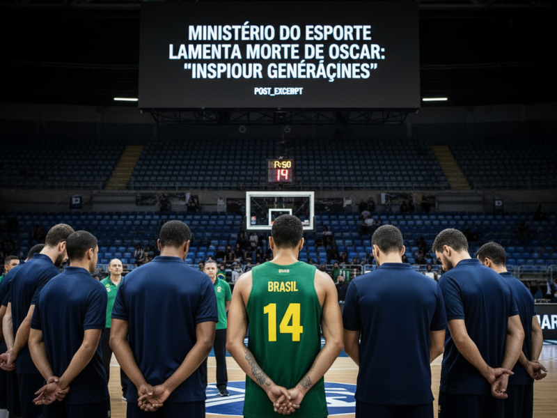 Ministério do Esporte lamenta morte de Oscar: "Inspirou gerações"