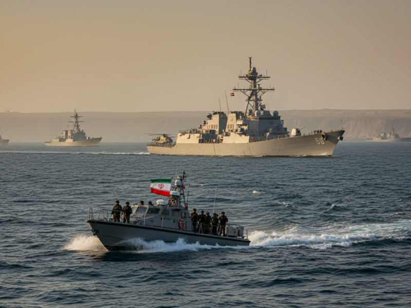 Irã pode fechar Estreito de Ormuz se bloqueio naval dos EUA persistir