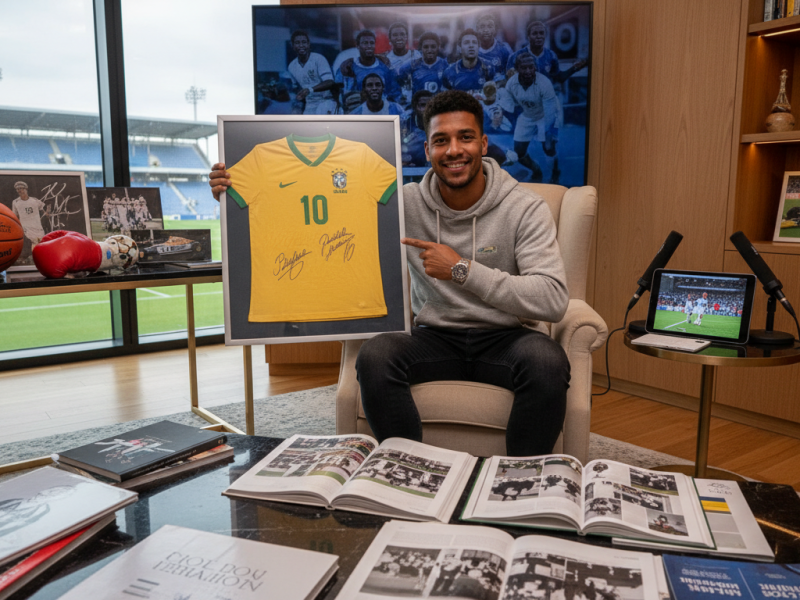 Em entrevistas, Oscar mostra relíquias e revela ídolos do esporte