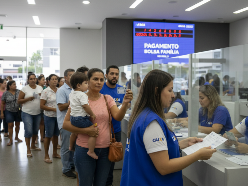 Caixa paga Bolsa Família a beneficiários com NIS de final 3
