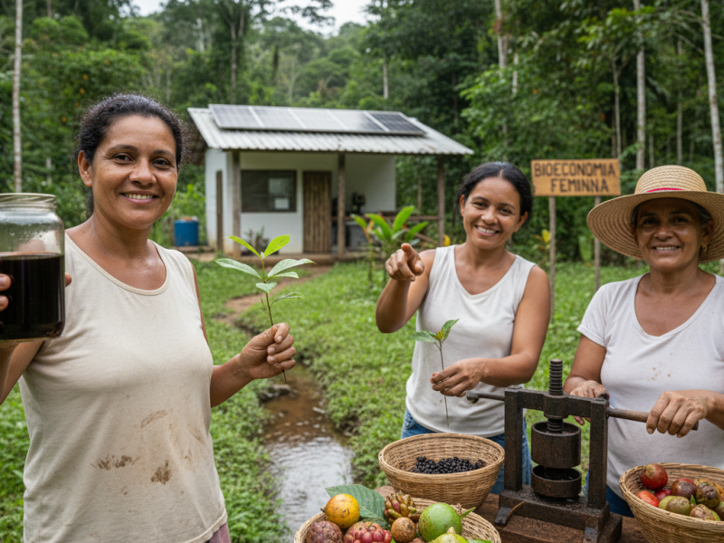 Mulheres empreendem em bioeconomia e mudam de vida no Sudoeste do Pará