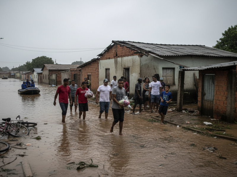 Chuvas: quase mil cidades do NO e NE estão sob aviso laranja de perigo