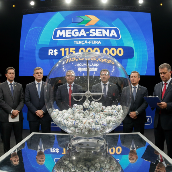Mega-Sena sorteia prêmio acumulado em R$ 115 milhões nesta terça-feira