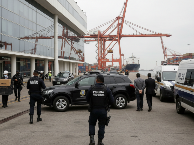 Esquema de corrupção no Porto do Rio é alvo de operação da PF