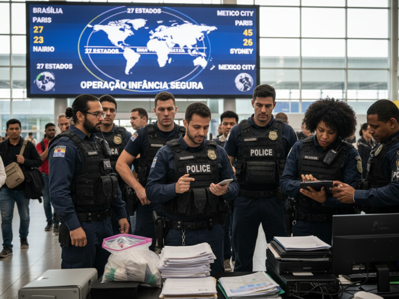 PF faz operação em 27 estados contra abuso sexual infantojuvenil