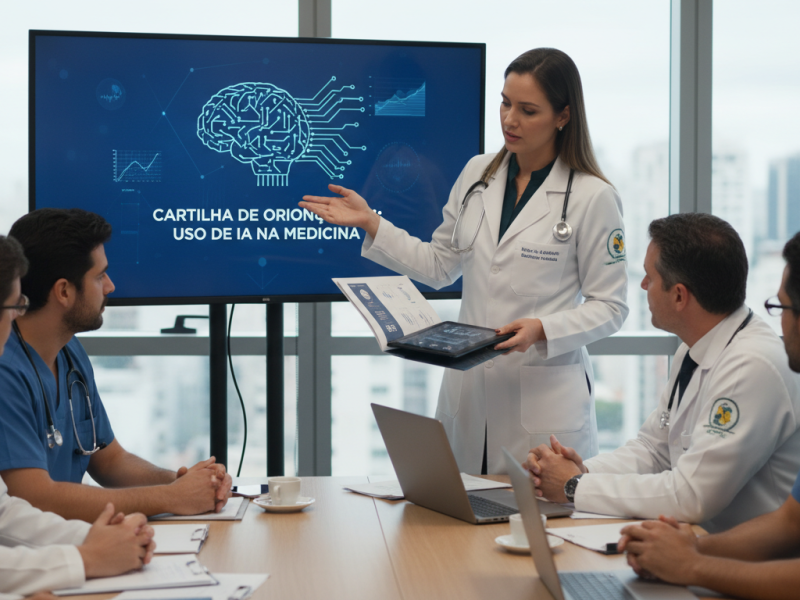 Cartilha orienta médicos e instituições sobre uso de IA na medicina