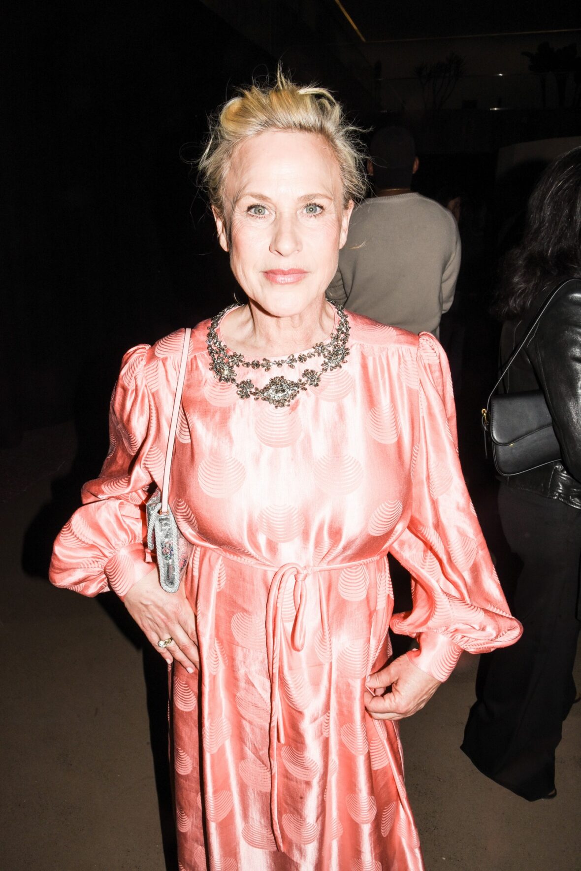 Patricia Arquette na festa de Valentino em Los Angeles com Alessandro Michele