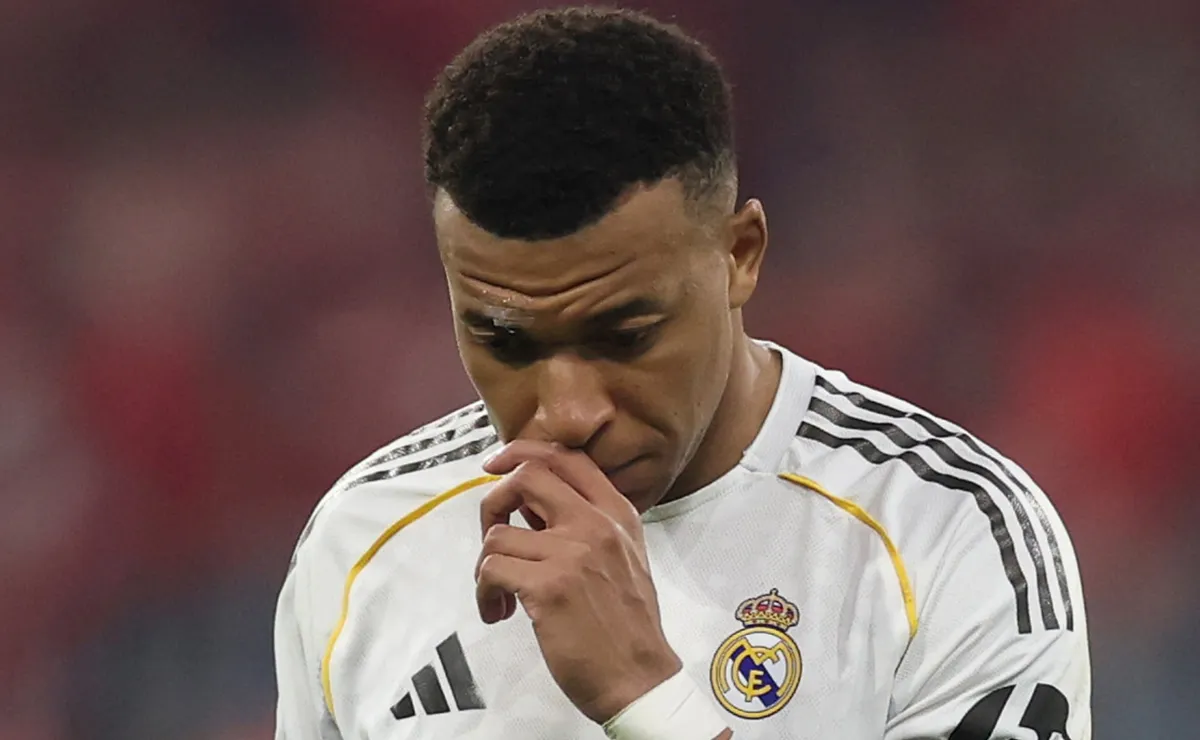 Kylian Mbappe corre o risco de perder o título da La Liga em meio a dificuldades no Real Madrid