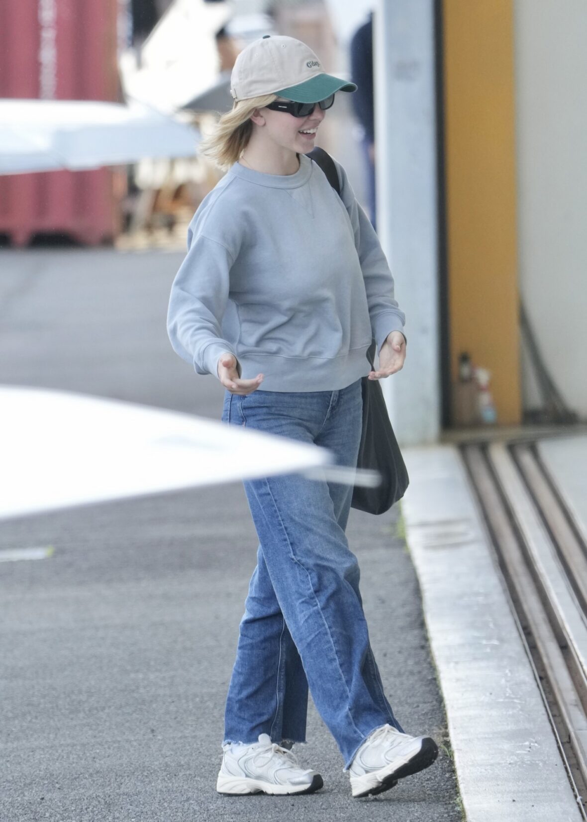 Sydney Sweeney no aeroporto