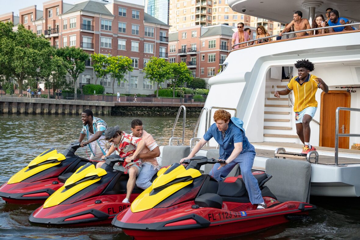 Kevin Hart, Marcello Hernandez, Mason Gooding, Ben Marshall e Kam Patterson em 