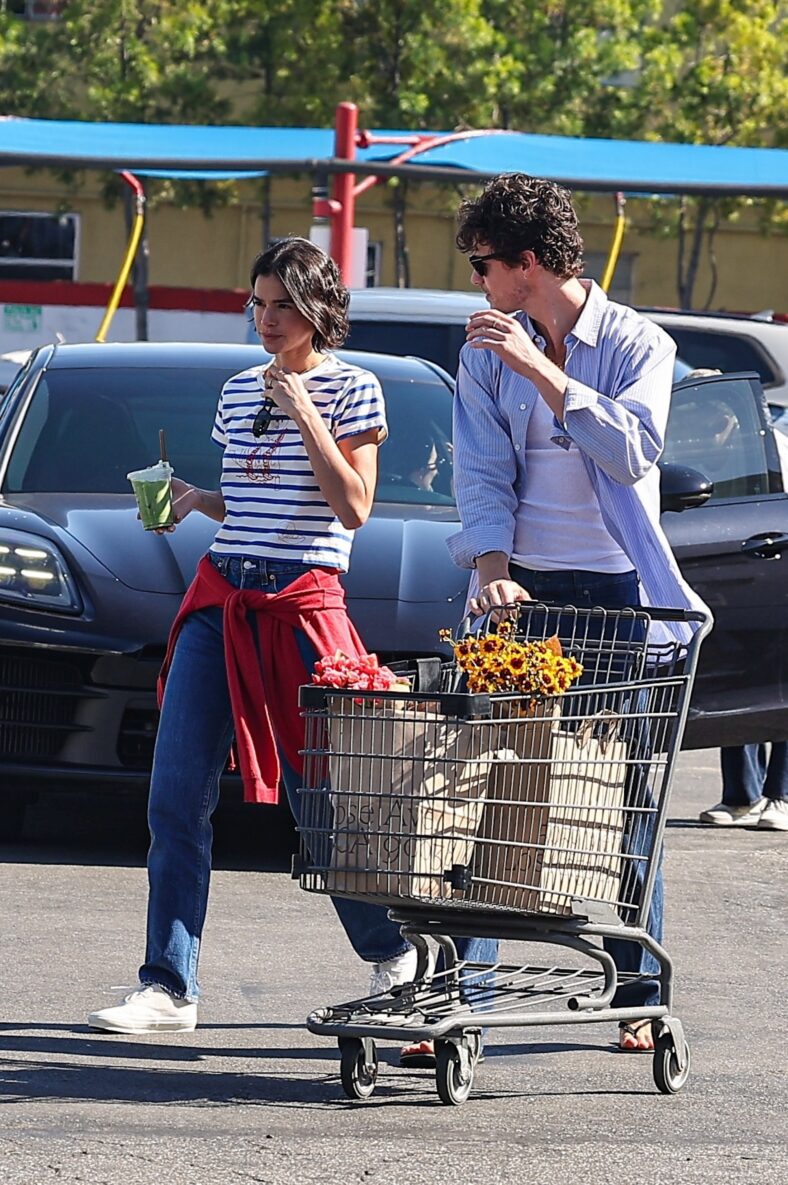 Shawn Mendes Bruna Marquezine fazendo compras no supermercado