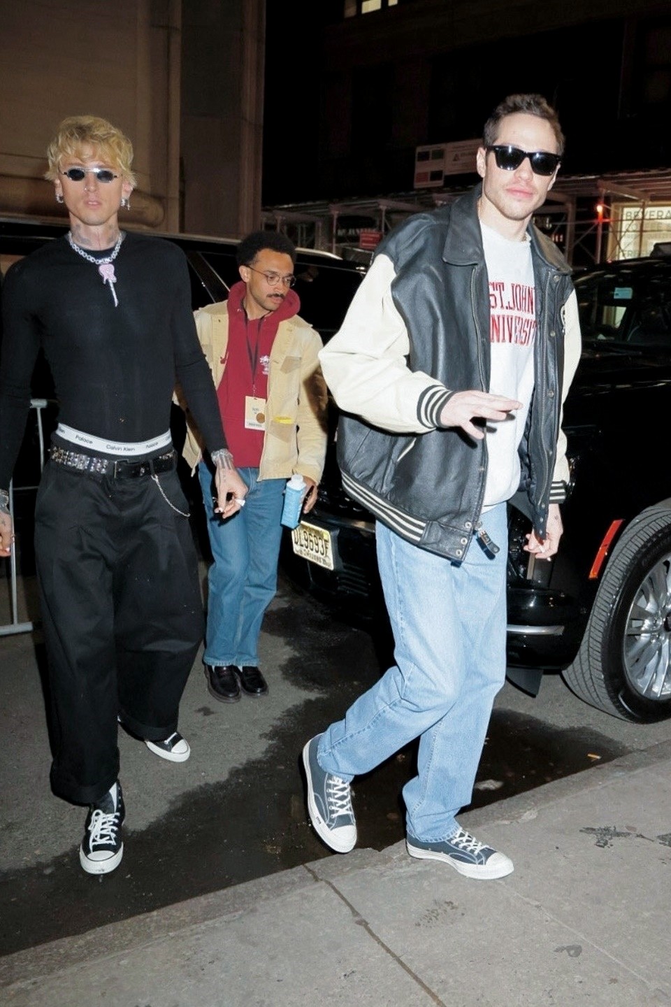 Pete Davidson e MGK em Manhattan