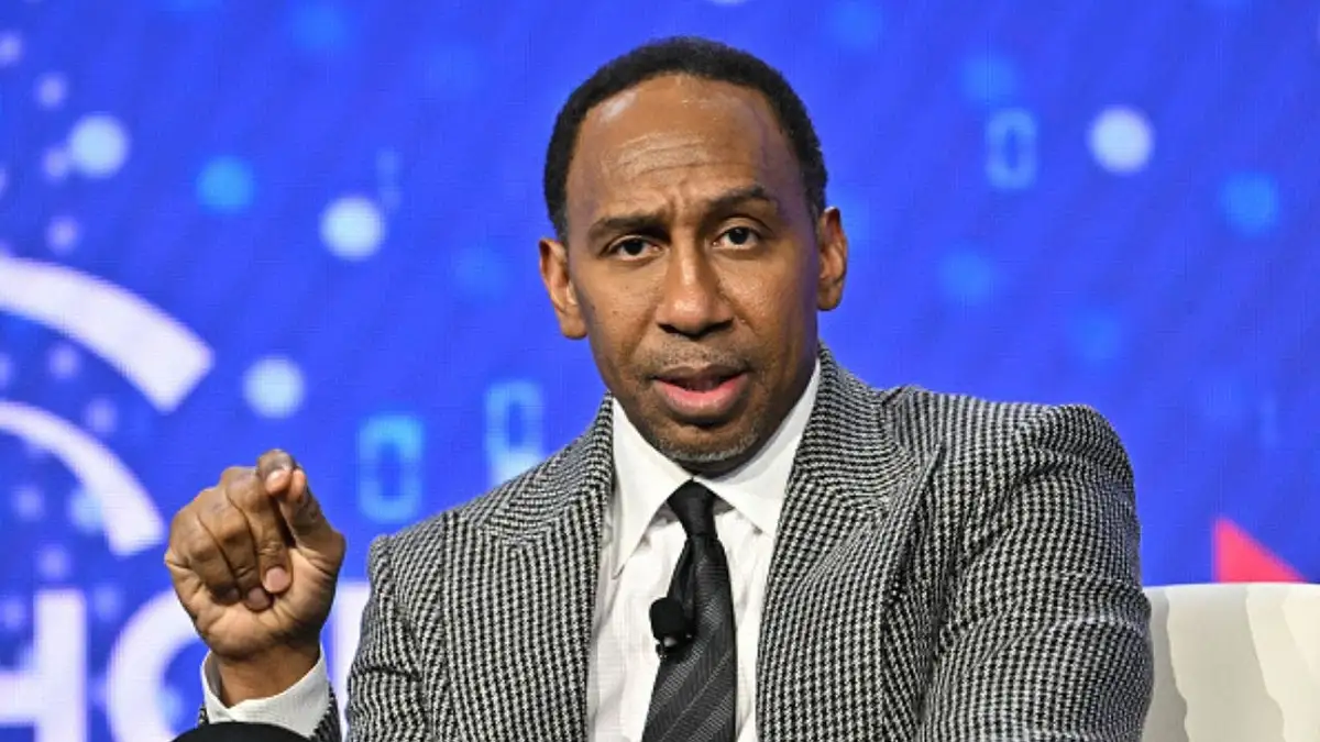 ATLANTA, GEORGIA - DECEMBER 02: Stephen A. Smith speaks onstage at day 2 of the 2025 HOPE Global Forum at Signia by Hilton Atlanta on December 02, 2025 in Atlanta, Georgia. (Photo by Paras Griffin/Getty Images)