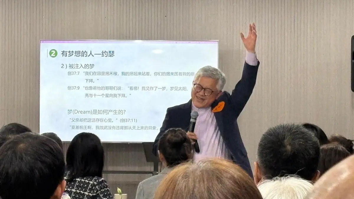 Ezra Jin leads a service at Zion Church in China