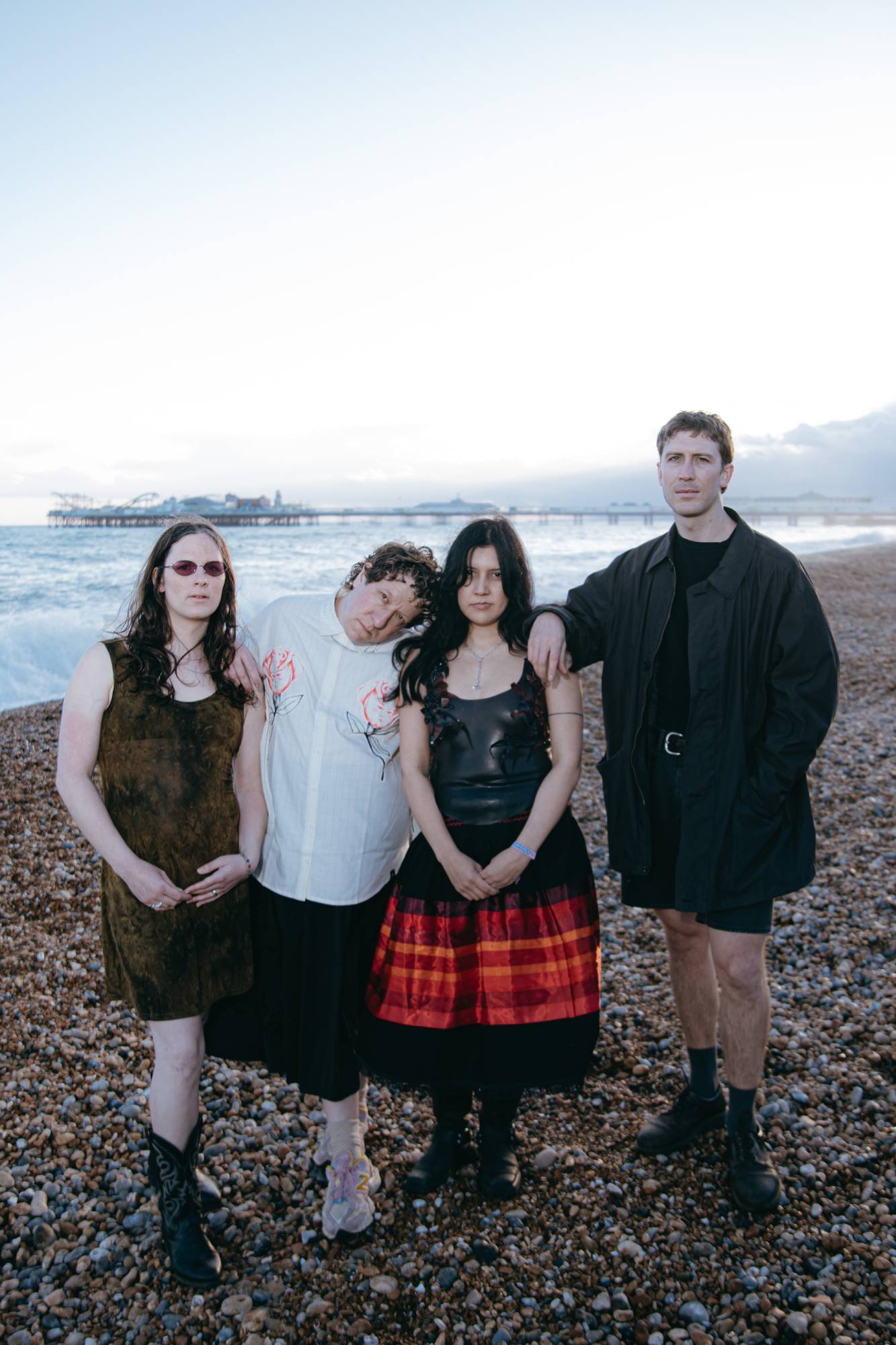 Ribbon Skirt live at the NME Beach stage at The Great Escape 2026. Credit: Chloe Hashemi for NME