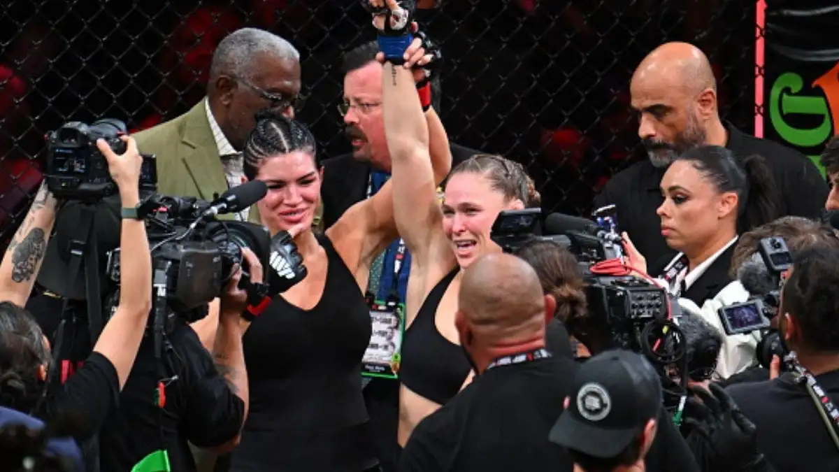 Ronda Rousey in the cage