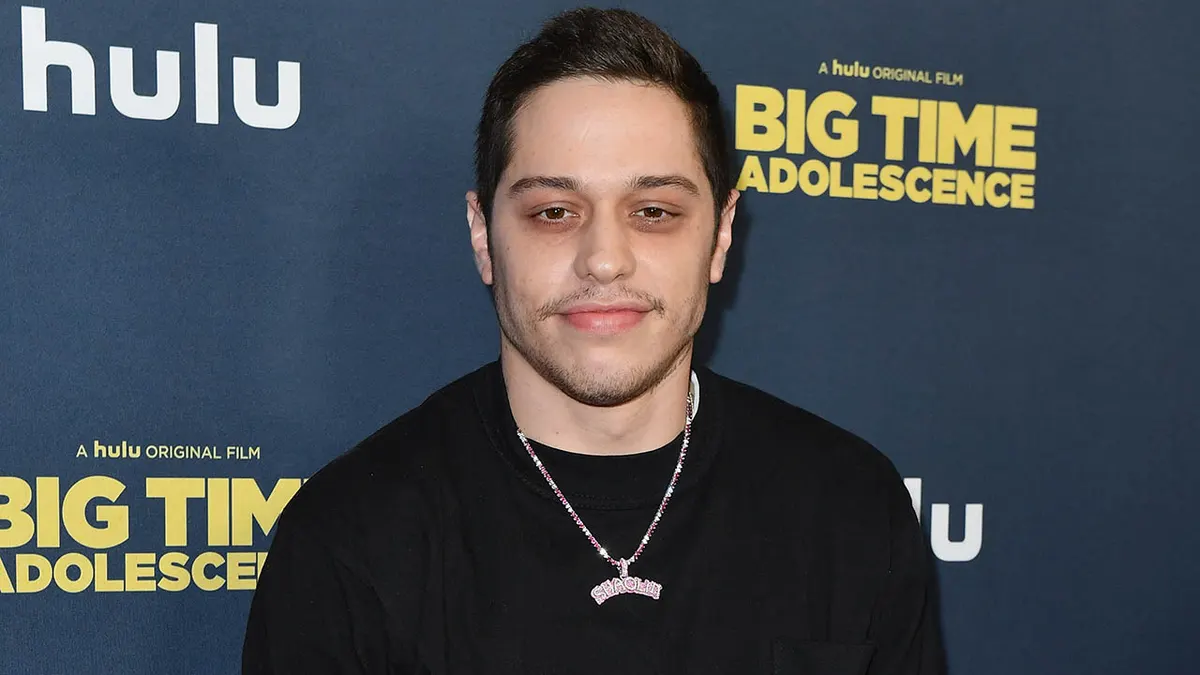 Comedian Pete Davidson attending Hulu Big Time Adolescence premiere in New York City