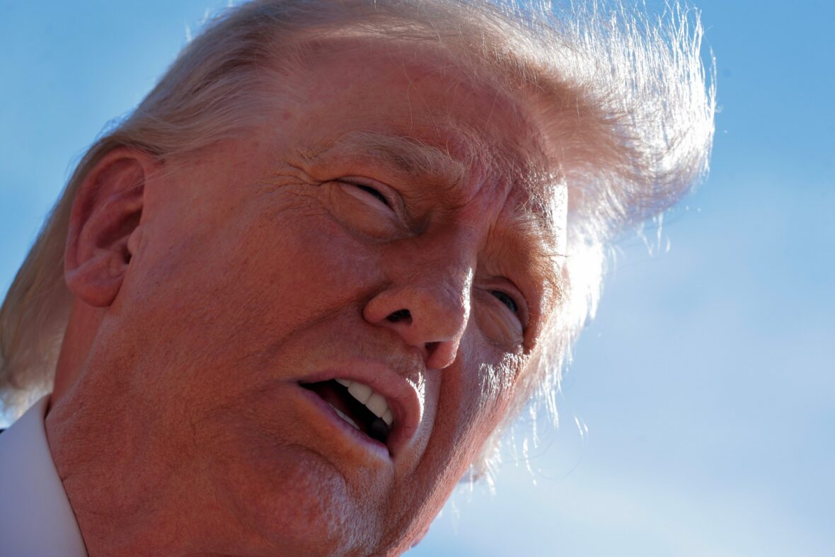 Fotos do canteiro de obras do salão de baile Donald Trump
