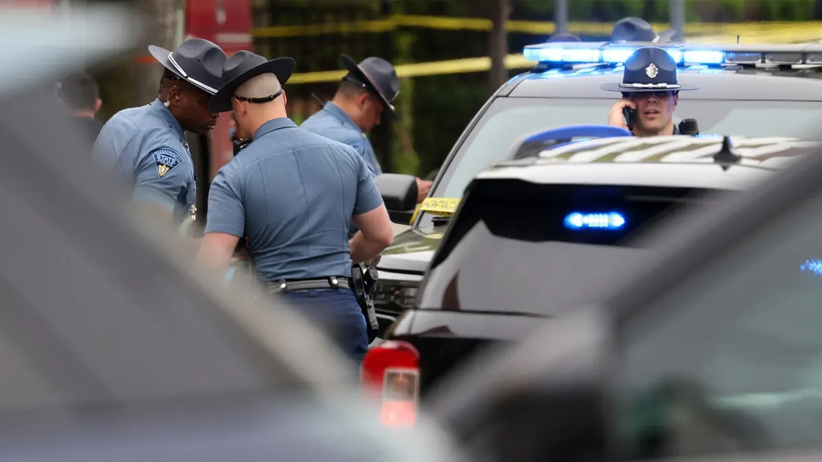 police presence near cars