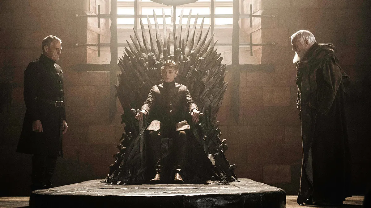 Ian Gelder as Kevan Lannister in Game of Thrones TV series still