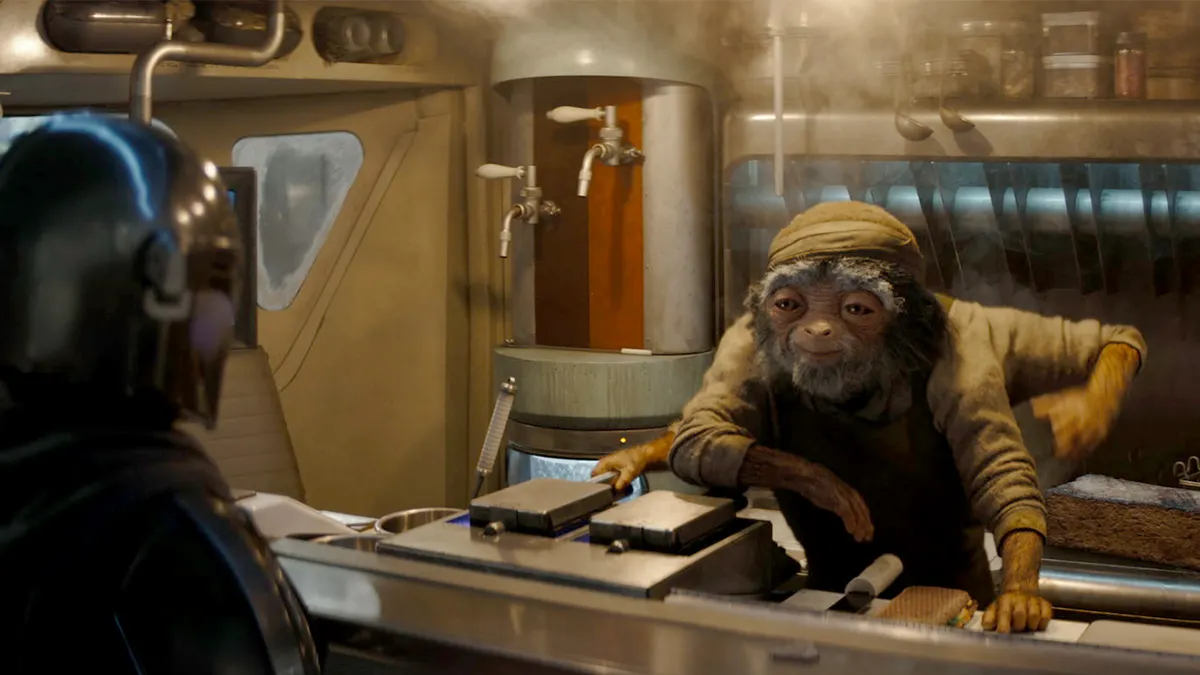 The Mandalorian and Grogu still