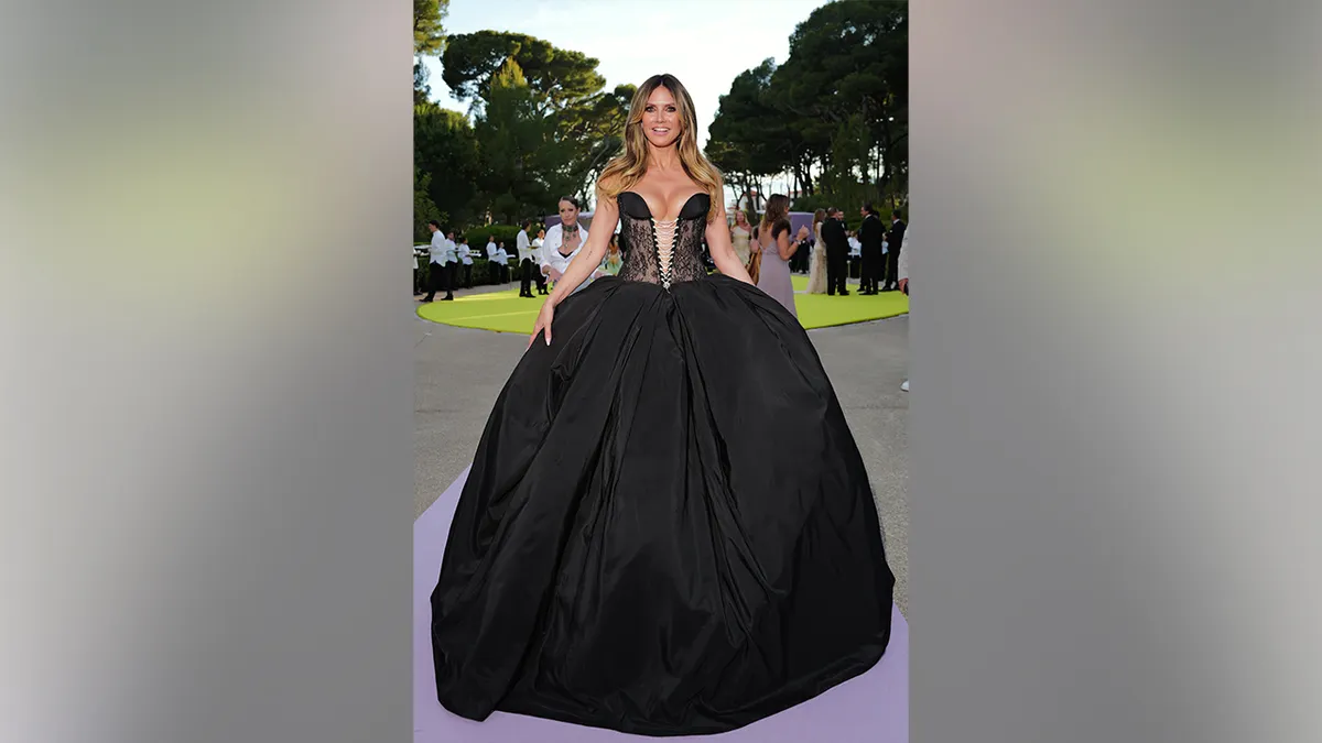 Heidi Klum at the amfAR Gala at the Cannes Film Festival in May 2026.