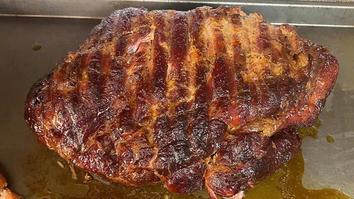 Greg in Nebraska cooked up a pork butt on his new pellet grill.