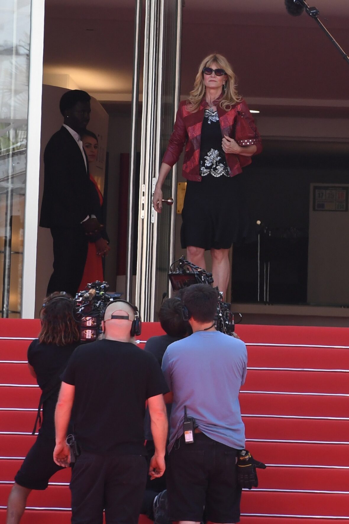 Laura Dern no set de The White Lotus